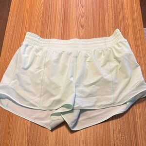 Women's  Lululemon Light Green Shorts